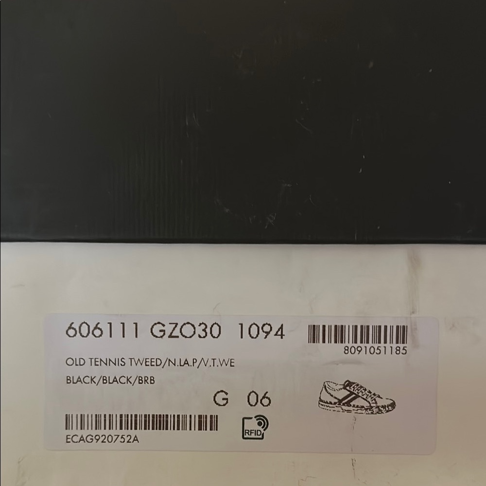 Authentic Gucci 1977 Tennis Sneaker